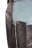 MEN'S MOTORYCLE ZIPPERED THGH POCKETS CHAP VERY SOFT LEATHER CHEAP PRICE 