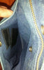 Men's Blue Plain Denim Vest with side laces & 2 Gun pockets inside 