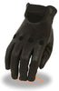 WOMEN'S PEFORATED UNLINED DRIVING GLOVES W/KNUCKLE CUTS OUT & WRIST STRAP SOFT 