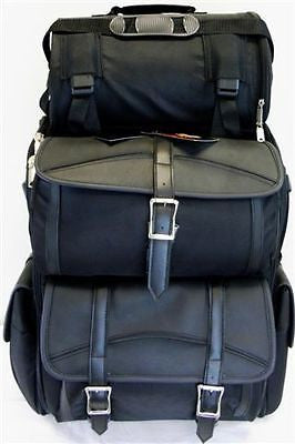 MOTORCYCLE SISSY TRAVEL BAR BAGS PLAIN BAG BACK PACK TRAVEL LUGGAGE ALL NEW 
