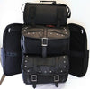 MOTORCYCLE SISSY TRAVEL BAR BAGS STUD PLAIN BAG BACK PACK TRAVEL LUGGAGE ALL NEW 