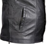 Men's Riding Son of anarcy Light weight half sleeve leather shirt 