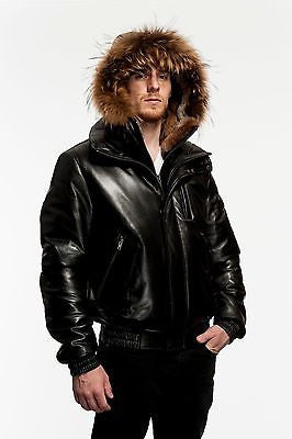 Leather goose down discount