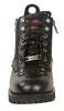 WOMEN'S MOTORBIKE BOOTS REAL LEATHER LOW CUT LEATHER LACE TO TOE RIDING BOOT 