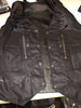 WOMEN'S MOTORCYCLE BLACK 10 POCKET LEATHER VEST WITH SIDE LACES GREAT PRICE 