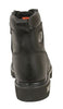 WOMEN'S MOTORBIKE BOOTS REAL LEATHER LACE TO TOE RIDING BOOT WITH SIDE ZIPPER 