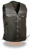 MEN'S MOTORCYCLE CHEST POCKET WITH SIDE LACES & TWO GUN POCKETS INSIDE 