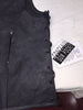 MEN'S LEATHER MOTORCYCLE CLUB VEST W/2 GUN POCKETS SIDE LACES GREAT PRICE 