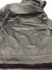 MEN'S BOMER FUR LINNING REALLEATHER JACKET WITH REMOVABLE HOOD VERY SOFT LEATHER 