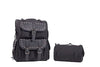 MOTORCYCLE LARGE TWO PIECE STUDDED SISSY TRAVEL BAR TOURING BAG LUGGAGE PVC 