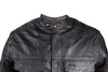 Men's Riding Son of anarcy Light weight half sleeve leather shirt 