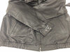 MEN'S BLK CLASSIC BOMER LEATHER JACKET WITH ELASTICS OPEN BOTTOM VERY SOFT 
