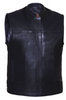 Mens Updated Son of Anarcy Ultra Premium Cow Hide Renegade Leather Vest 