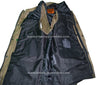 Men's Riding son of anarcy distressed brn leather vest single panel back 