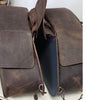 Motorcycle 2 Pc waterproof Distressed Brown Real Leather saddlebag luggage