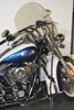 Motorcycle biker riding 39" Blk/Grey old school get back leather whip 