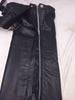 Motorcycle Men's Blk Classic Leather Chap with Jean pockets 