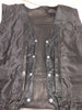 Men's Motorcycle Classic Buffalo Nickle Leather Vest W/2 Gun pockets 