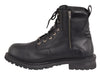 Men's Motorcycle Riding Waterproof Logger Boot with Lace to toe design 