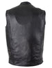 MEN'S SON OF ANARCHY LEATHER MOTORCYCLE VEST 2 GUN POCKETS 