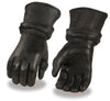 Men's American Deer skin Thermal Lined Guantlet with zip off cuff guantlet gloves 