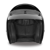 Motorcycle Shiny Blk DOT approved Daytona cruiser style open face helmet 