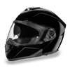 Mens Motorcycle Shiny Gloss Blk Dot approved Daytona Shadow Helmet Biker 