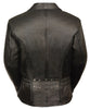 WOMEN'S MOTORCYCLE POLICE STYLE WITH BRAID & STUD BACK DETAILING W/2 GUN POCKETS 