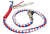 Motorcycle Red/White/Blue Biker old School get back whip 