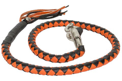 Motorcycle Blk/Orange Biker Old school Get back whip