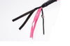 Motorcycle 42" Pink & Blk Braided Biker old school get back Leather whip 