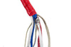 Motorcycle Red/White/Blue Biker old School get back whip 